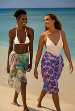 Load image into Gallery viewer, Sophia Alexia Cotton Printed Sarong Orchid Paradise