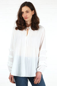 Ava Boho Frill sleeve blouse