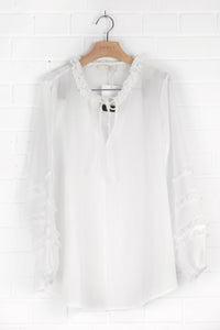 Ava Boho Frill sleeve blouse