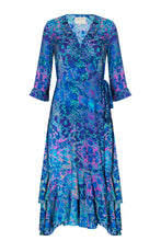 Load image into Gallery viewer, Sophia  Midi Wrap Dress